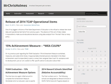 Tablet Screenshot of mrchrisholmes.com